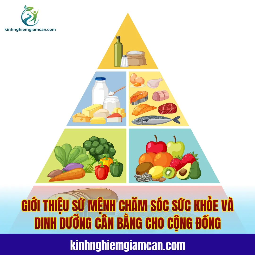 Giới thiệu sứ mệnh chăm sóc sức khỏe và dinh dưỡng cân bằng cho cộng đồng