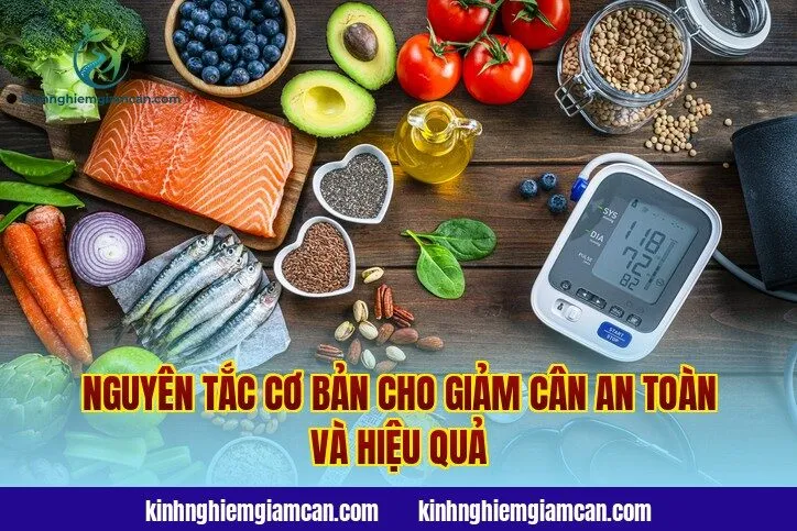 Nguyên tắc cơ bản cho giảm cân an toàn và hiệu quả