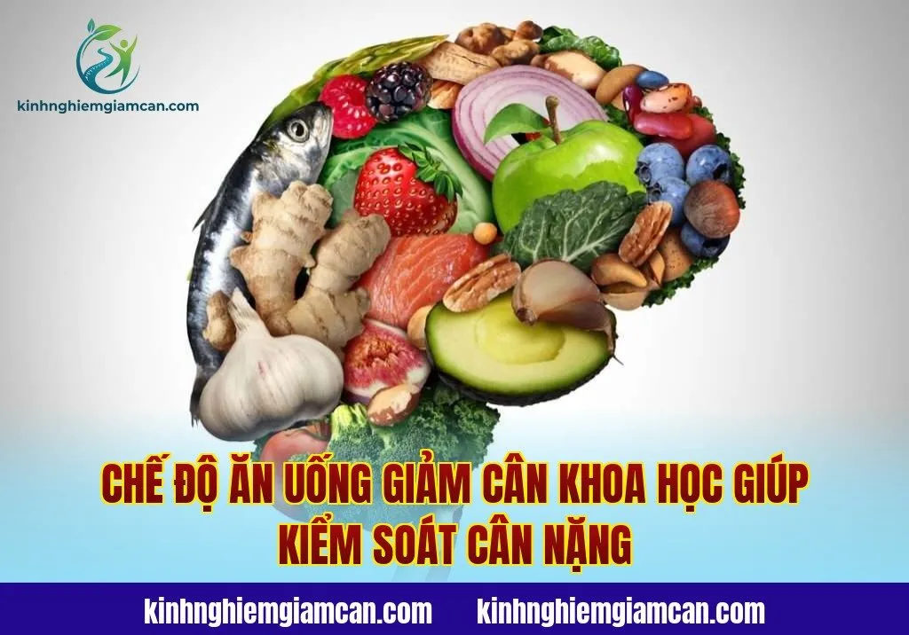 Chế độ ăn uống giảm cân khoa học giúp kiểm soát cân nặng