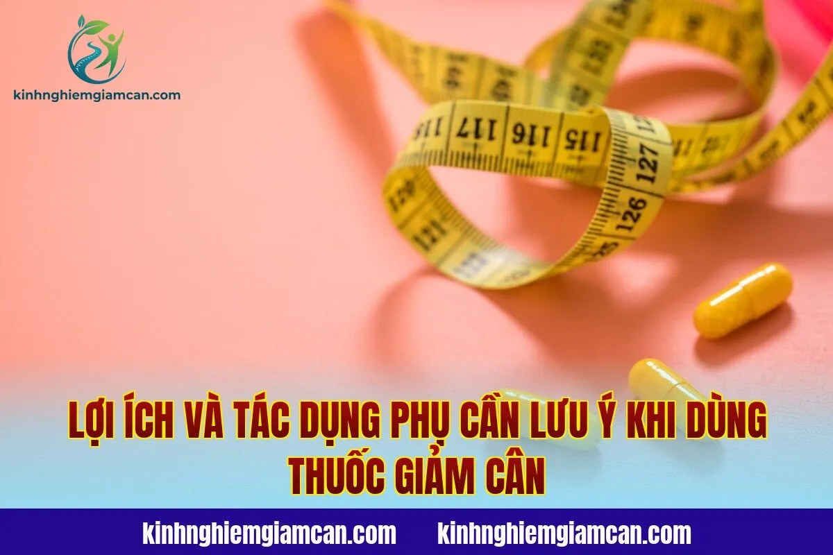 Lợi ích và tác dụng phụ cần lưu ý khi dùng thuốc giảm cân