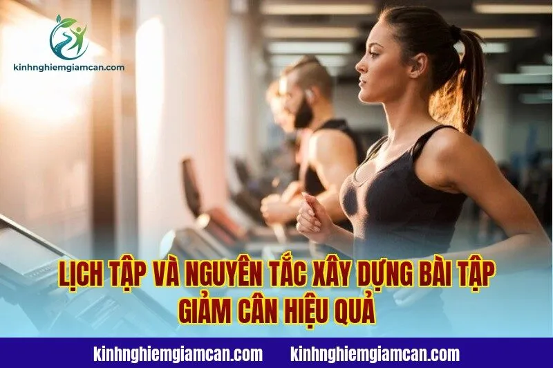 Lịch tập và nguyên tắc xây dựng bài tập giảm cân hiệu quả